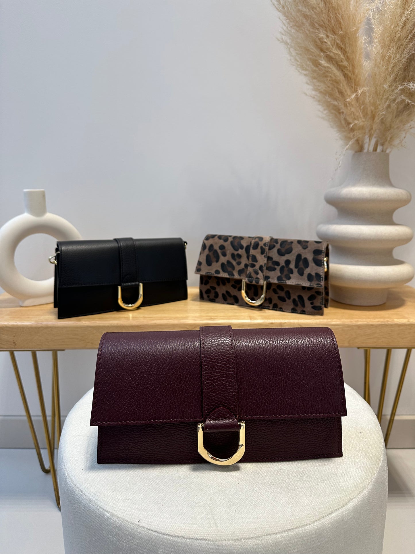 Sac enveloppe Bordeaux